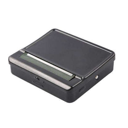 Personalized Red Cloth Metal Semi-automatic Cigarette Rolling Machine Cigarette Case