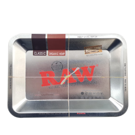 Metal Rolling Tray – Medium 280x180mm with Pattern Design