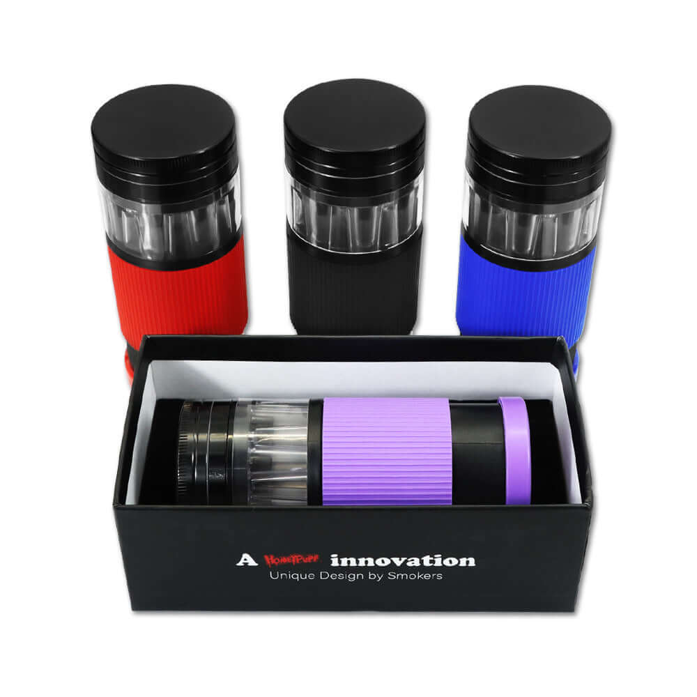 Metal Herb Grinder with Flared Cone Filling – Wind-Resistant & Efficient