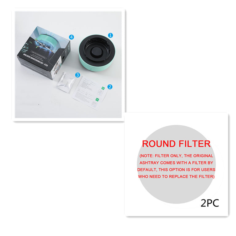 Smoke Removal Ashtray & Air Purifier
