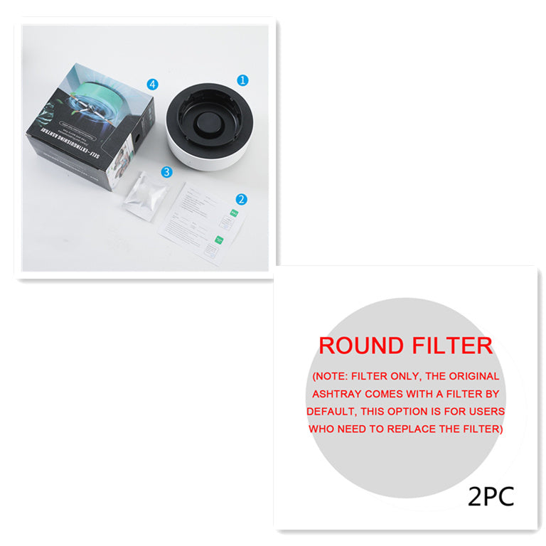 Smoke Removal Ashtray & Air Purifier