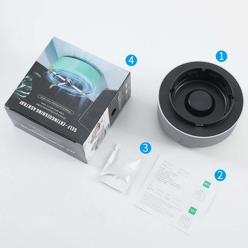 Smoke Removal Ashtray & Air Purifier