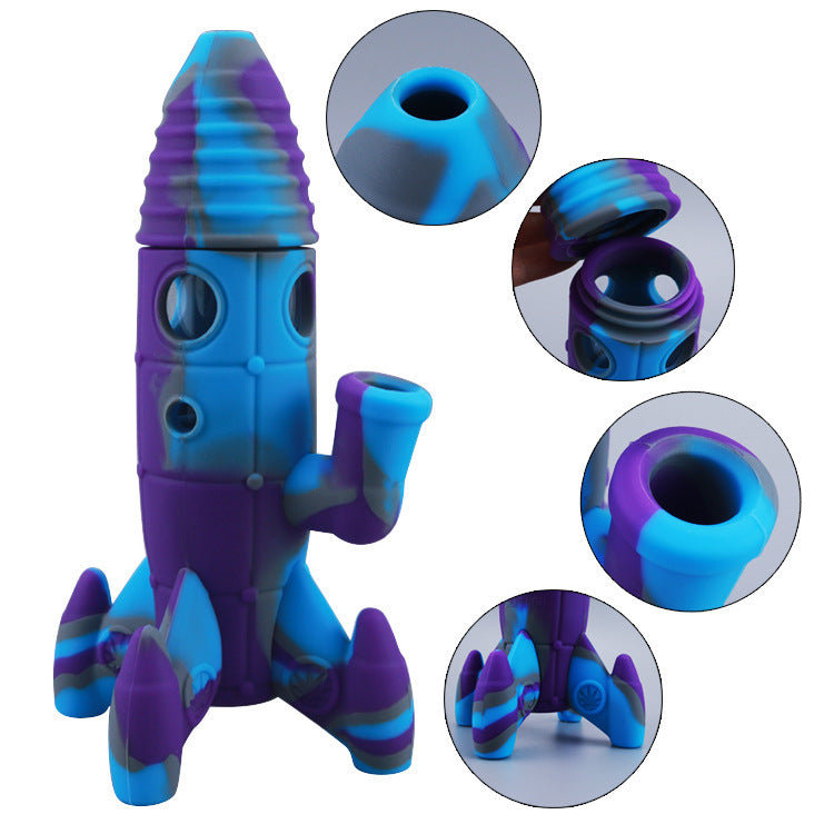 Rocketman Silicone Hookah – Space-Ready Astronaut for Cosmic Sessions