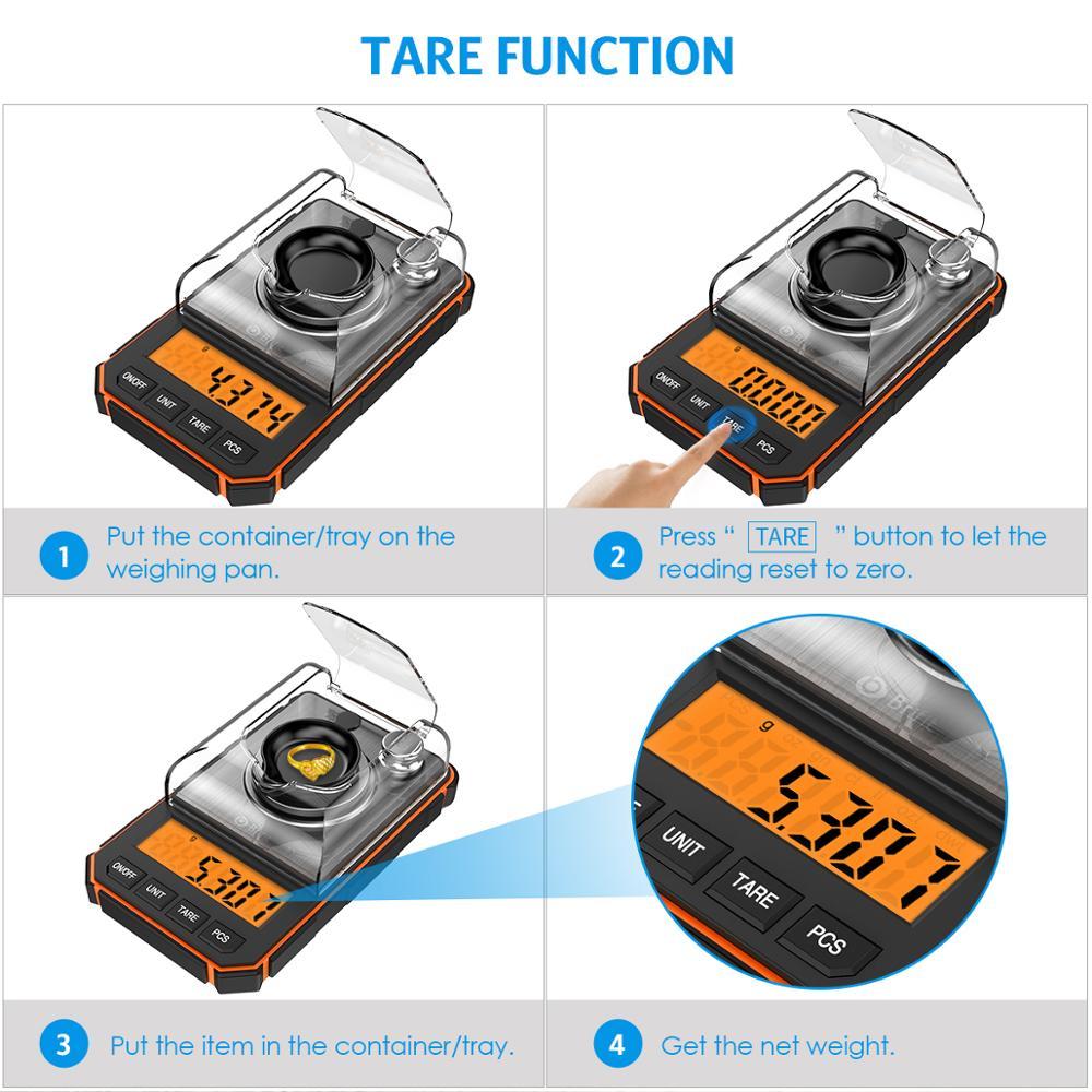 0.001g Electronic Digital Scale – Portable Mini Scale