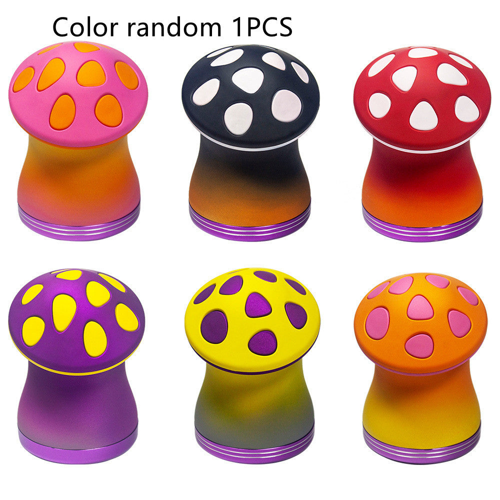 Mushroom Zinc Alloy Herb Grinder 75mm