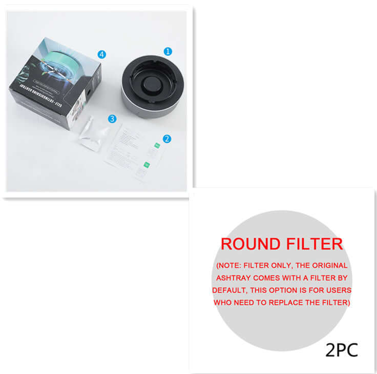 Smoke Removal Ashtray & Air Purifier