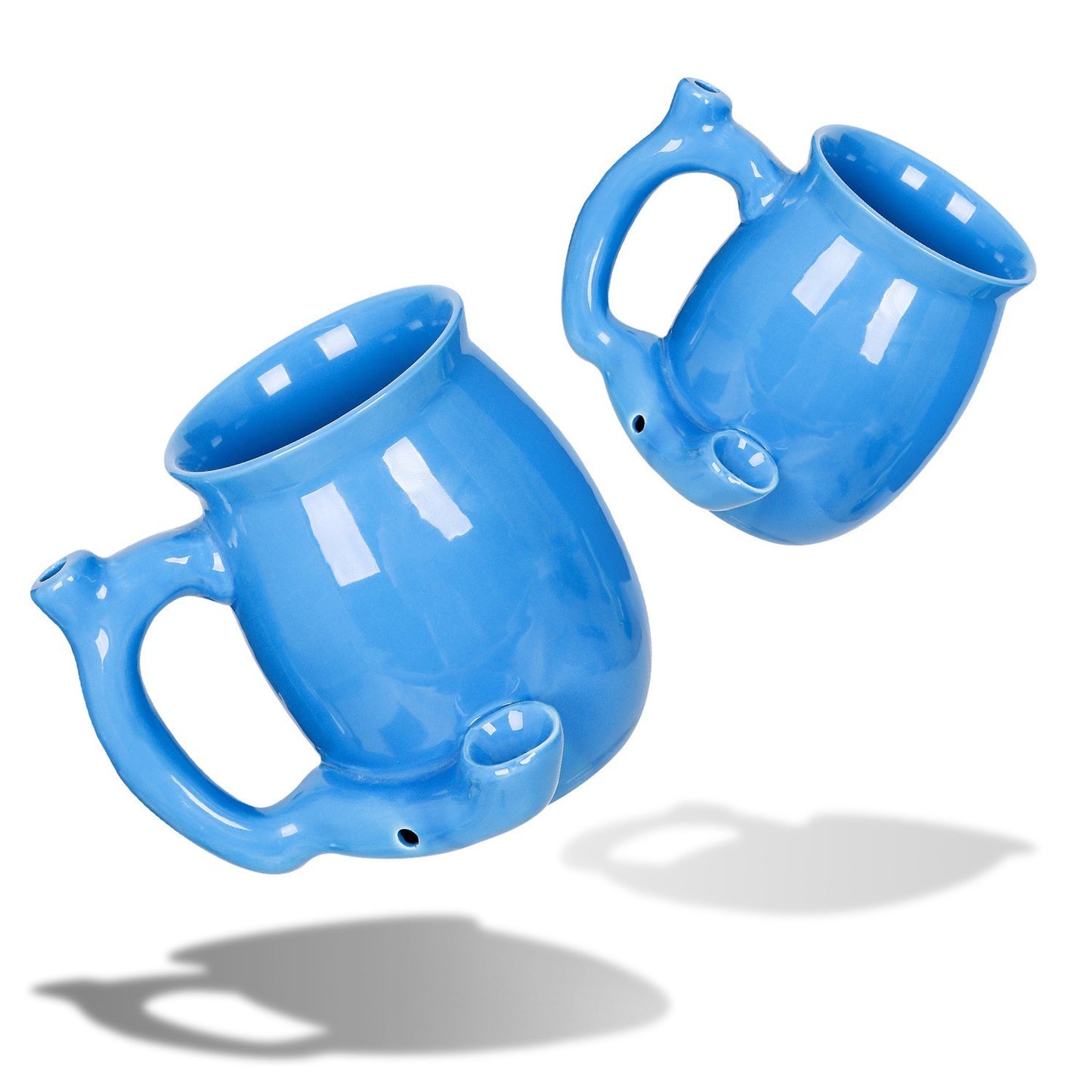 Coffee Pipe – Mug with Built-in Puff-And-Go Pipe Attachment