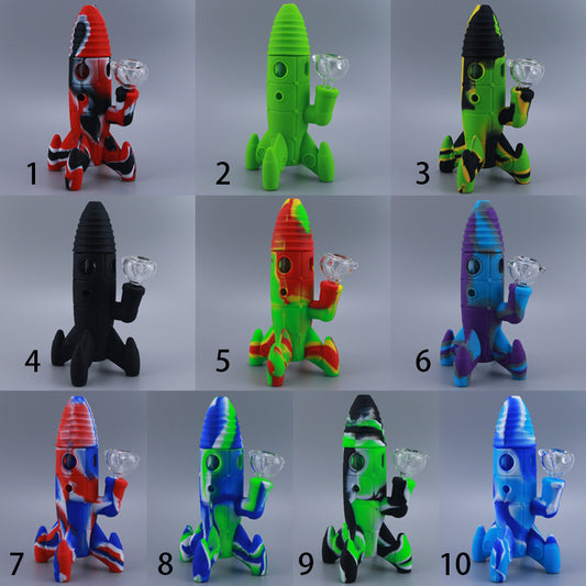 Rocketman Silicone Hookah – Space-Ready Astronaut for Cosmic Sessions