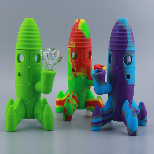 Rocketman Silicone Hookah – Space-Ready Astronaut for Cosmic Sessions